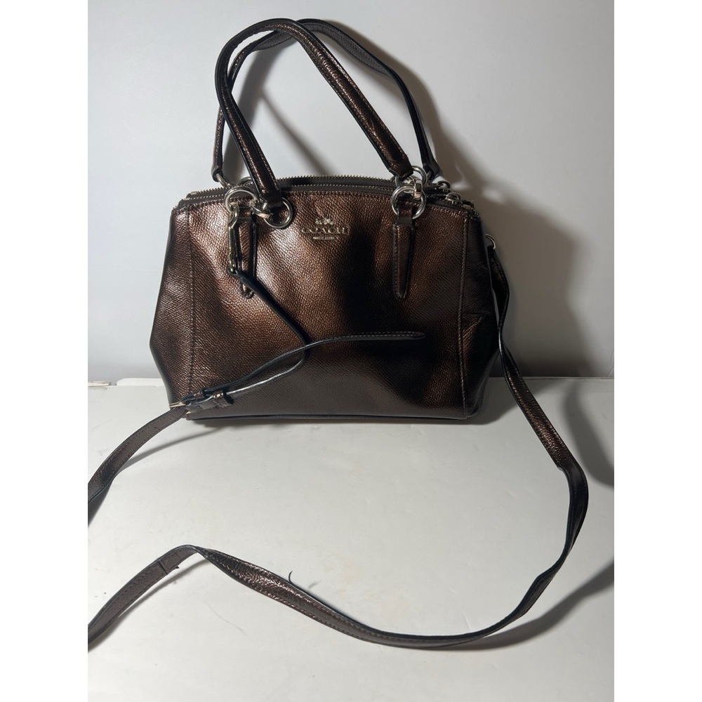 Coach Metallic Brown Handbag